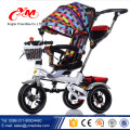 beste Qualität 3 Rad Baby Dreirad Kinderwagen Alibaba Verkauf / niedliche Baby Boy Dreirad / Luxus Kinder Trike Fahrrad für Baby mit EN71